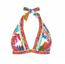 Bikini Halter Floral Multicolor